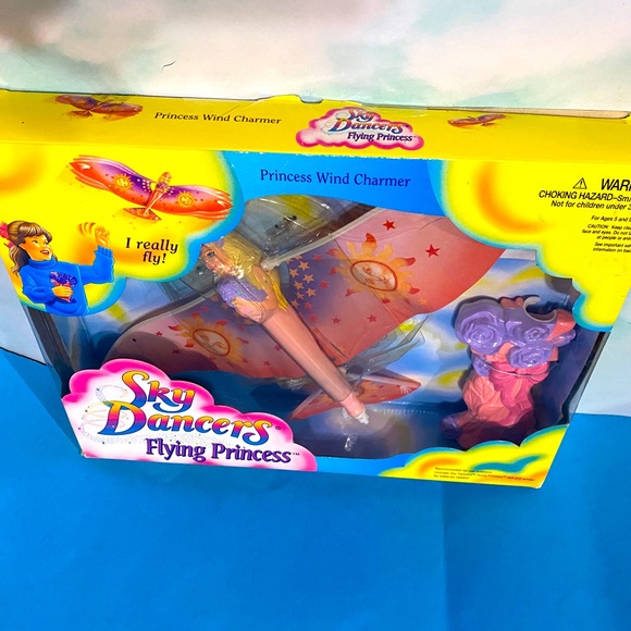 SKY DANCER VTG 1995 COLLECTIBLE FLYING PRINCESS WIND CHARMER IN ORIGINAL BOX - Picture 9 of 14